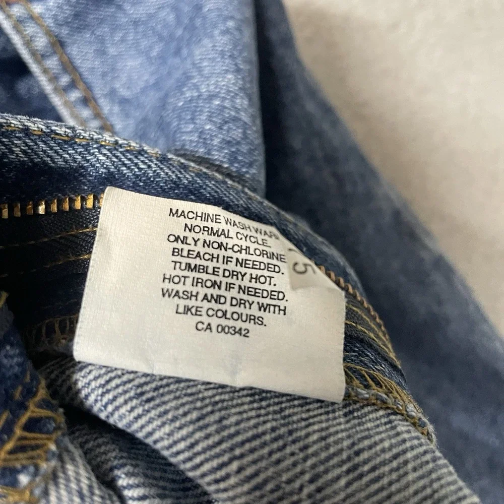 Vintage Levis 550 Jeans Mens 42x30 Blue Relaxed Taper Denim Pants VTG 80s 90s